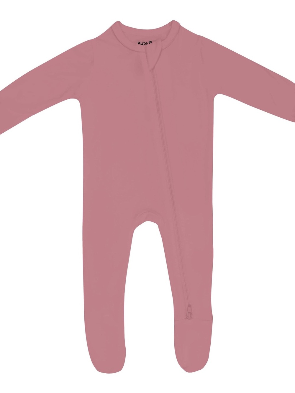Kyte Baby NWT Bamboo Zippered Footie Sleeper Dusk Dusty Rose 12-18M
